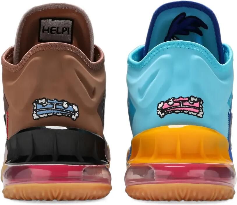Nike Space Jam LeBron 18 low-top sneakers Blauw - Foto 3