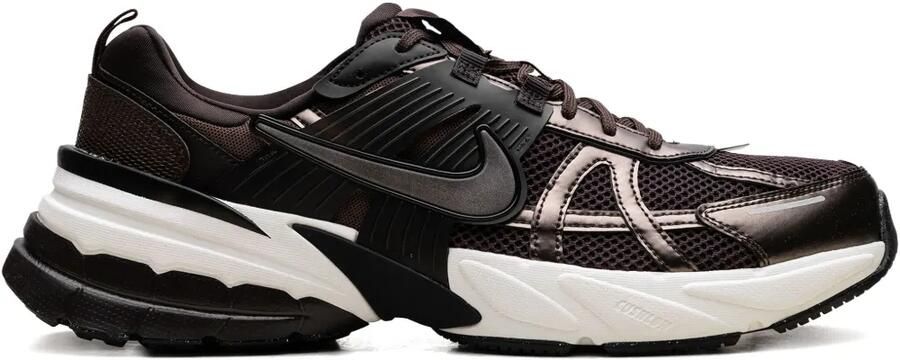 Nike V2K Run "Velvet Brown White Black Baroque Brown" sneakers Bruin
