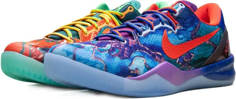Nike What The Kobe 8 Protro "Multi-colour" sneakers Blauw - Foto 4