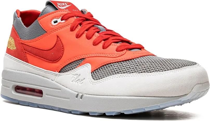 Nike x CLOT Air Max 1 sneakers 600A Solar Red University Red-Cool Grey - Foto 2