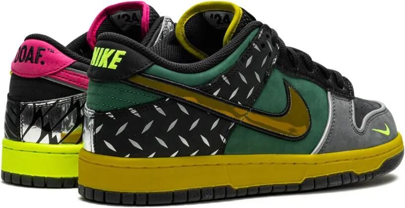 Nike x DOAF Dunk Low "What The Duck University of Oregon Home" sneakers Groen - Foto 2