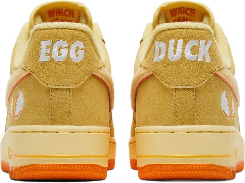 Nike x GOAT Division St. Air Force 1 Low Ducks of a Feather “Egg or Duck” sneakers Geel - Foto 2