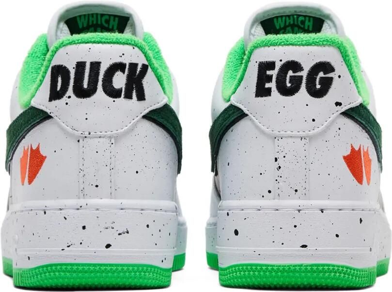 Nike x GOAT Division St. Air Force 1 Low Ducks of a Feather “Egg or Duck” sneakers Wit - Foto 2