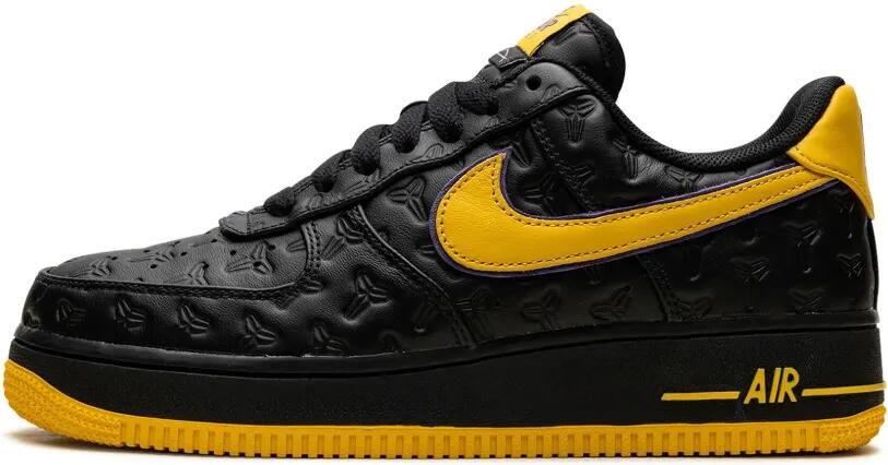 Nike x Kobe Bryant Air Force 1 "Lakers Away Black Varsity Maize Varsity Purple" sneakers Zwart - Foto 4