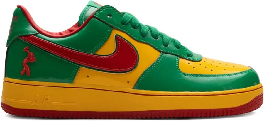 Nike x Lil Yachty Concrete Boys Air Force 1 Low "Lucky Green Mystic Red" sneakers Groen