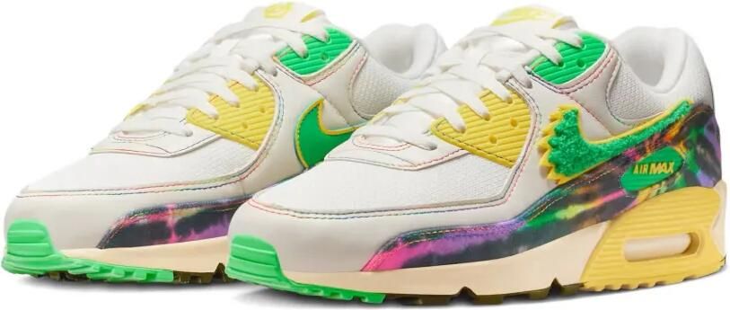 Nike x Oregon Ducks x The Grateful Dead Air Max 90 low-top sneakers Wit - Foto 2