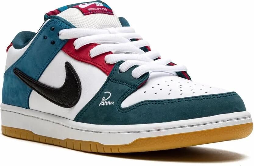 Nike x Parra Dunk SB Pro QS low-top sneakers Wit - Foto 2