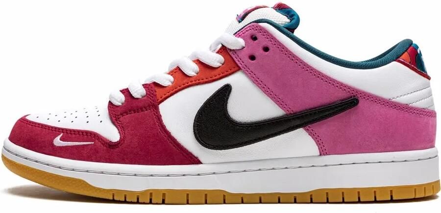Nike x Parra Dunk SB Pro QS low-top sneakers Wit - Foto 3