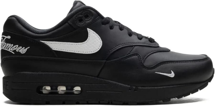 Nike x Supreme Air Max 1 '87 SP "Speed Yellow White" sneakers Geel