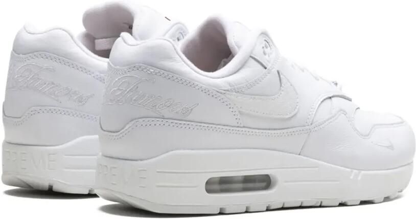 Nike x Supreme Air Max 1 '87 SP "Triple White" sneakers Wit - Foto 3