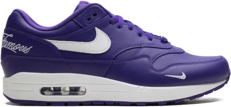 Nike x Supreme Air Max 1 '87 SP "Varsity Purple White" sneakers Paars