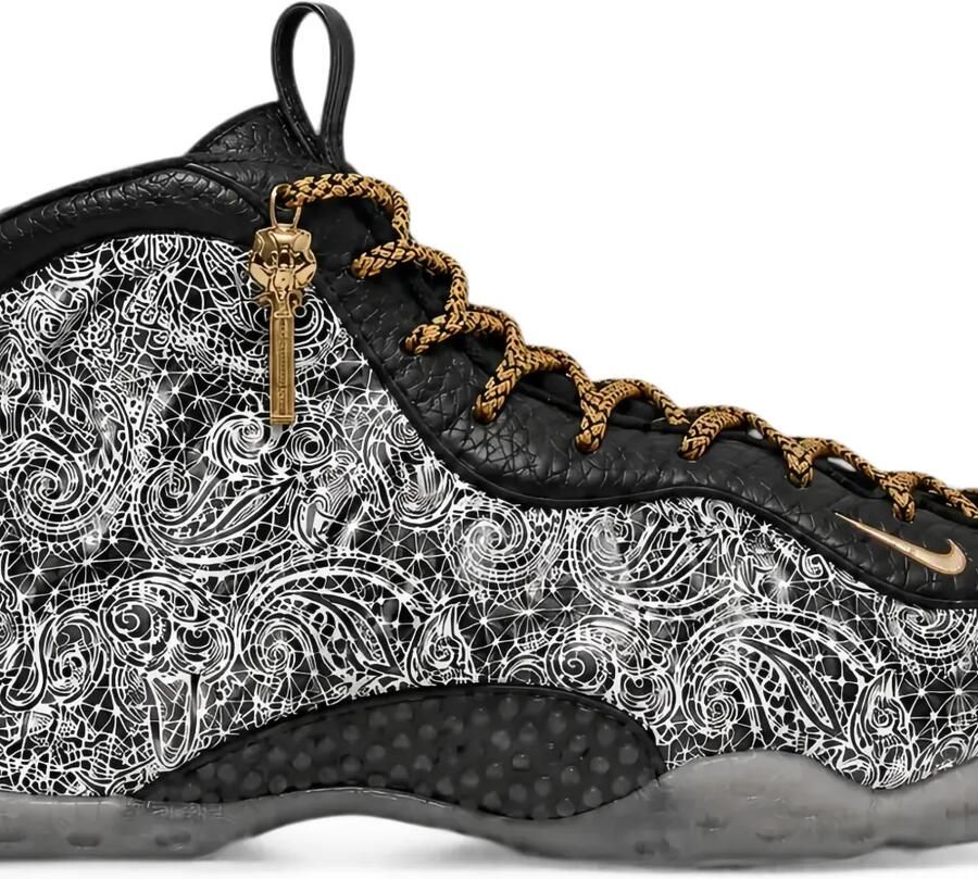 Nike x Victor Solomon Air Foamposite One sneakers Zwart - Foto 2