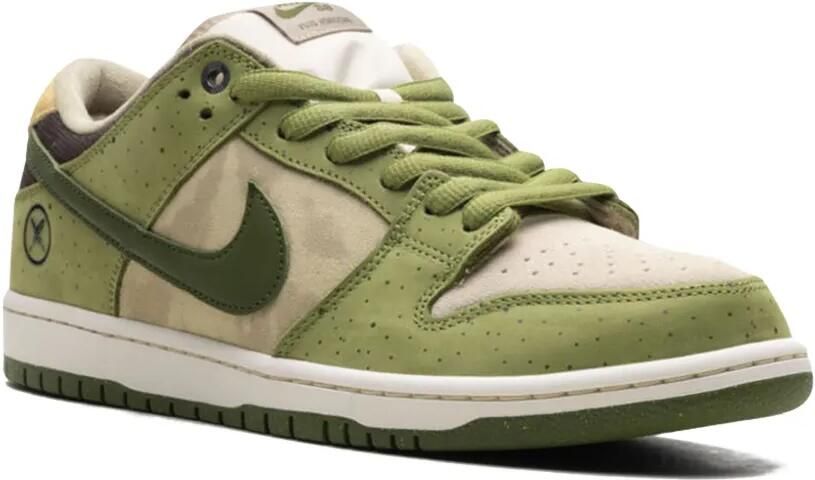 Nike x Yuto Horigome Dunk Low "Asparagus Legion Green Light Khaki Dark Loden Sesame Burnt Sienna" sneakers Groen - Foto 2