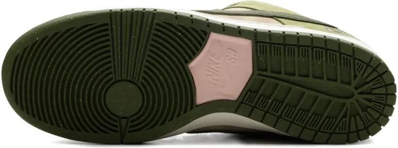 Nike x Yuto Horigome Dunk Low "Asparagus Legion Green Light Khaki Dark Loden Sesame Burnt Sienna" sneakers Groen - Foto 4