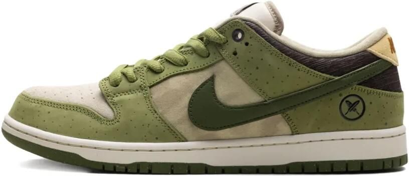 Nike x Yuto Horigome Dunk Low "Asparagus Legion Green Light Khaki Dark Loden Sesame Burnt Sienna" sneakers Groen - Foto 3