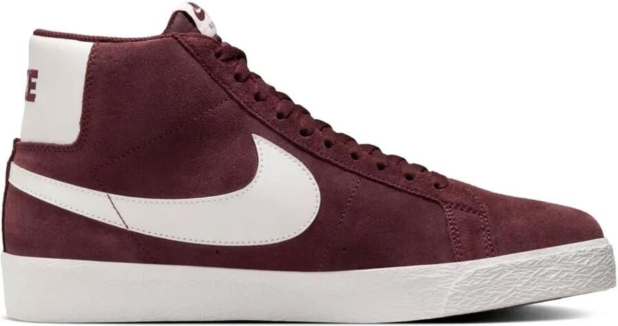 Nike Zoom Blazer Mid sneakers met SB-logo-reliëf Rood