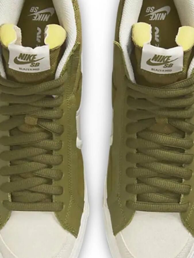 Nike Zoom Blazer Premium Plus SB "Olive" sneakers Groen