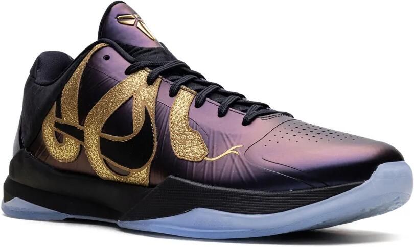 Nike Zoom Kobe 5 Protro "Eggplant Black Metallic Gold" sneakers Paars - Foto 2