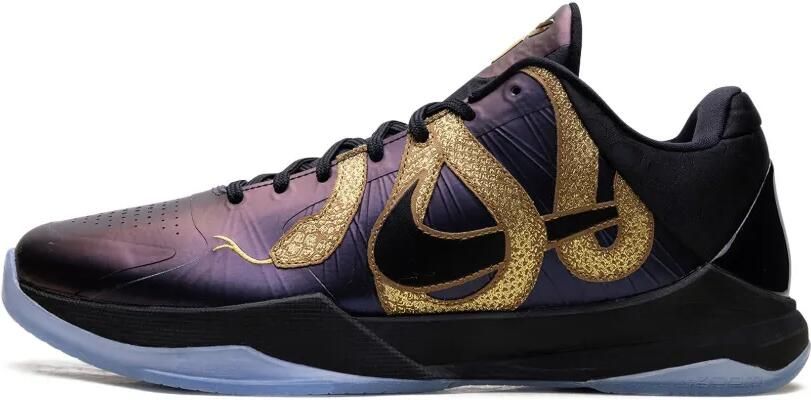 Nike Zoom Kobe 5 Protro "Eggplant Black Metallic Gold" sneakers Paars - Foto 4