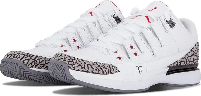 Nike Zoom Vapor AJ3 sneakers Wit - Foto 3