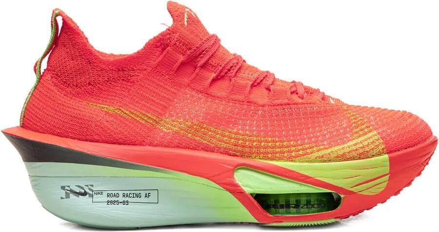 Nike ZoomX AlphaFly 3 "Bright Crimson Cave Purple Lime Blast Mint Foam Sunset Tint Green Strike" sneakers Rood