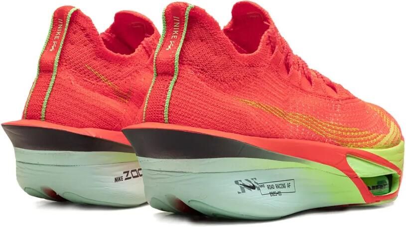 Nike ZoomX AlphaFly 3 "Bright Crimson Cave Purple Lime Blast Mint Foam Sunset Tint Green Strike" sneakers Rood - Foto 3