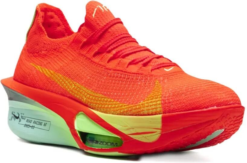 Nike ZoomX AlphaFly 3 "Bright Crimson Lime Blast" sneakers Oranje - Foto 2