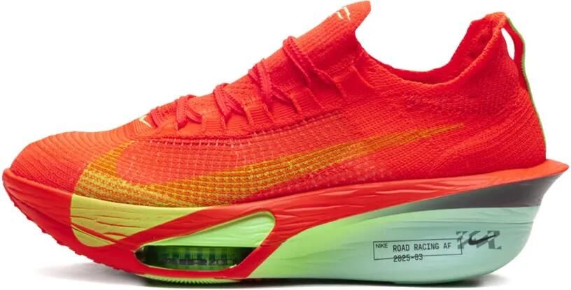 Nike ZoomX AlphaFly 3 "Bright Crimson Lime Blast" sneakers Oranje - Foto 4