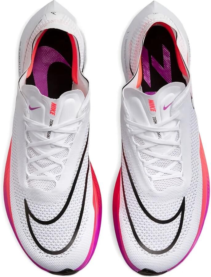 Nike ZoomX StreakFly "White Flash Crimson Hyper Violet Black" sneakers Wit - Foto 2