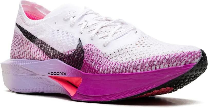Nike ZoomX Vaporfly Next% 3 "White Vivid Purple Purple Agate Black" sneakers Paars