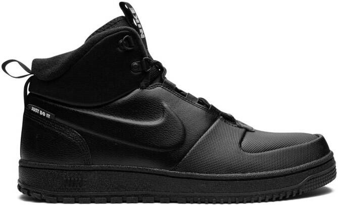 Nike Leren sneakers Zwart