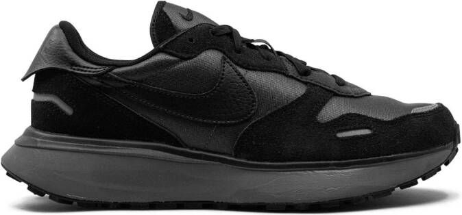 Nike Phoenix Waffle "Dark Black" sneakers Zwart