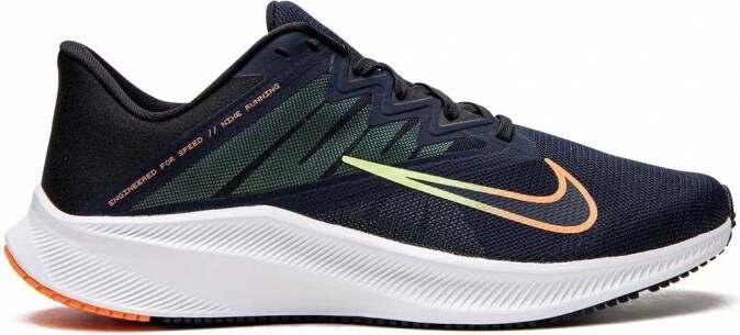 Nike Quest 3 low-top sneakers Zwart