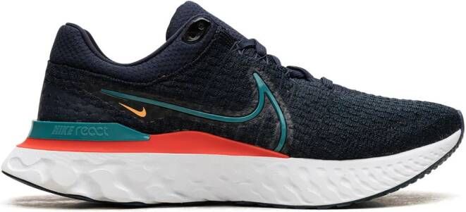 Nike React Infinity 3 "Obsidian Bright Spruce" sneakers Blauw