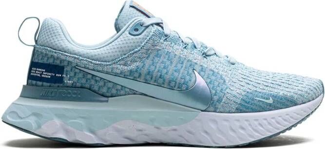 Nike React Infinity Run FK 3 "Ocean Bliss" sneakers Blauw