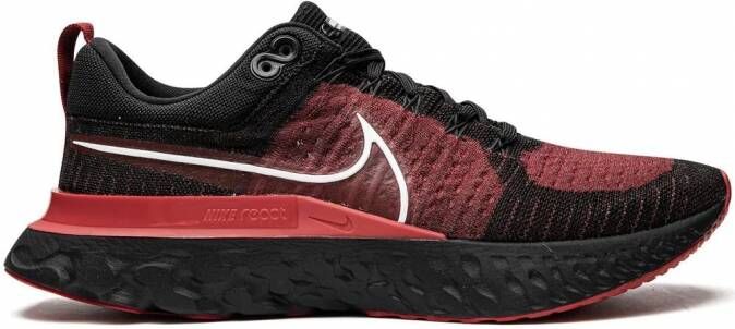 Nike React Infinity Run Flyknit 2 sneakers Zwart