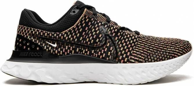 Nike React Infinity Run Flyknit 3 sneakers Zwart