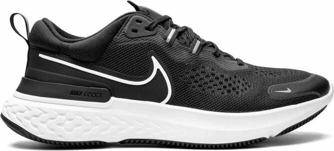 Nike React Miler 2 low-top sneakers Zwart