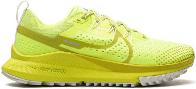 Nike React Pegasus Trail 4 "Volt Bright Cactus" sneakers Geel