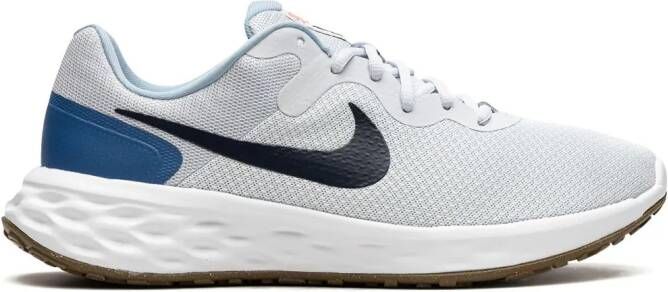 Nike "Revolution 6 Next Nature Pure Platinum Thunder Blue sneakers" Grijs