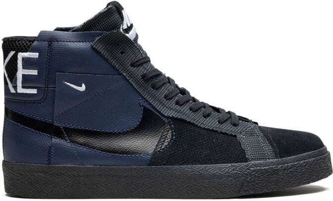 Nike SB Blazer "Black Navy" sneakers Blauw