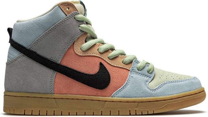 Nike SB Dunk high-top sneakers Groen