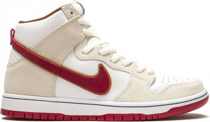 Nike SB Dunk high-top sneakers Wit