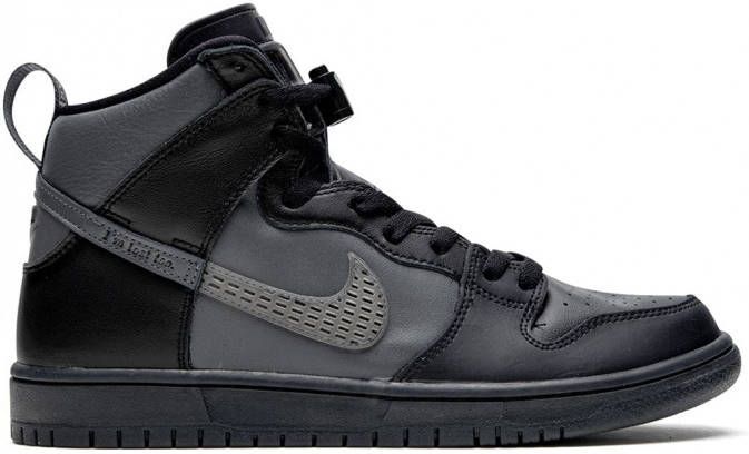 Nike SB Dunk high-top sneakers Zwart