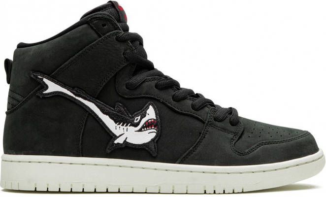 Nike SB Dunk high-top sneakers Zwart