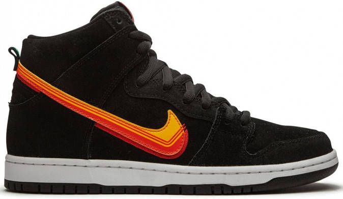 Nike SB Dunk high-top sneakers Zwart