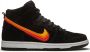 Nike Dunk Nike SB Dunk high top sneakers rubber leer suède nylon 4.5 Zwart - Thumbnail 1