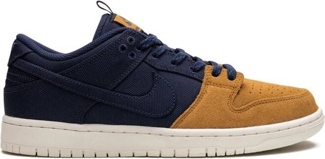 Nike "SB Dunk Low Midnight Navy Desert Ochre sneakers" Blauw