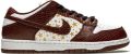 Nike Dunk Nike SB Dunk low top sneakers rubber leer Stof 10.5 Bruin - Bruin