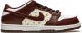 Nike Dunk Nike SB Dunk low top sneakers rubber leer Stof 10.5 Bruin - Thumbnail 1